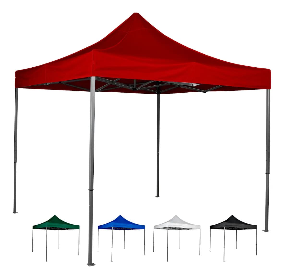 Carpa Toldo Plegable 3x3 Impermeable Y Reforzado Styrka Color Rojo