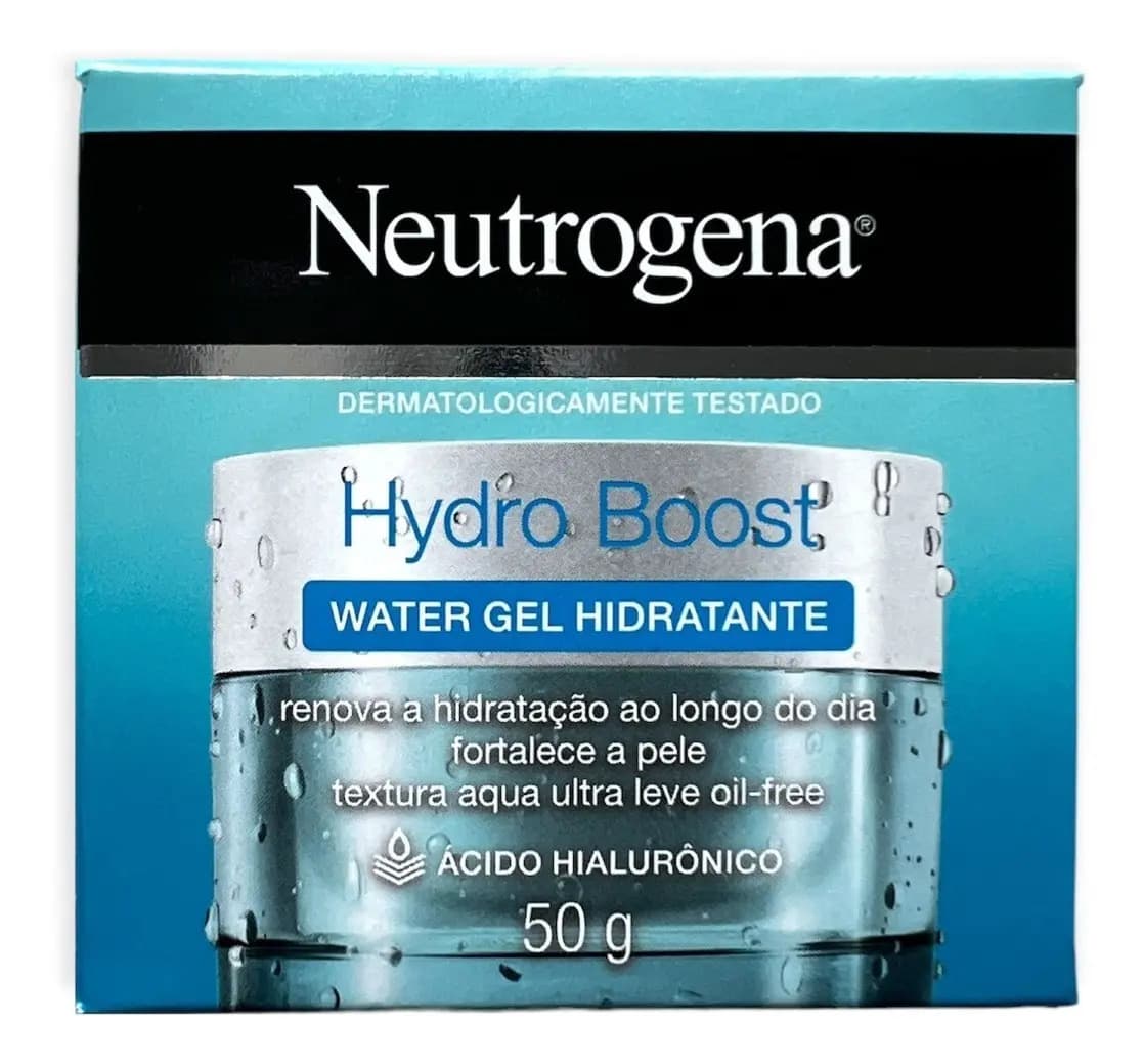 Gel Neutrogena Hydro Boost crema hidratante facial día noche para piel seca de 50 g