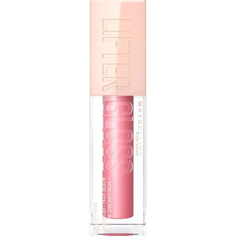 Maybelline Lifter Gloss Brillo Labial Hidratante con Ácido Hialurónico, Efecto Volumen, Aplicador XL, Hidratación Hasta por 4 Horas, Acabado Brillante, Tono 005 Petal