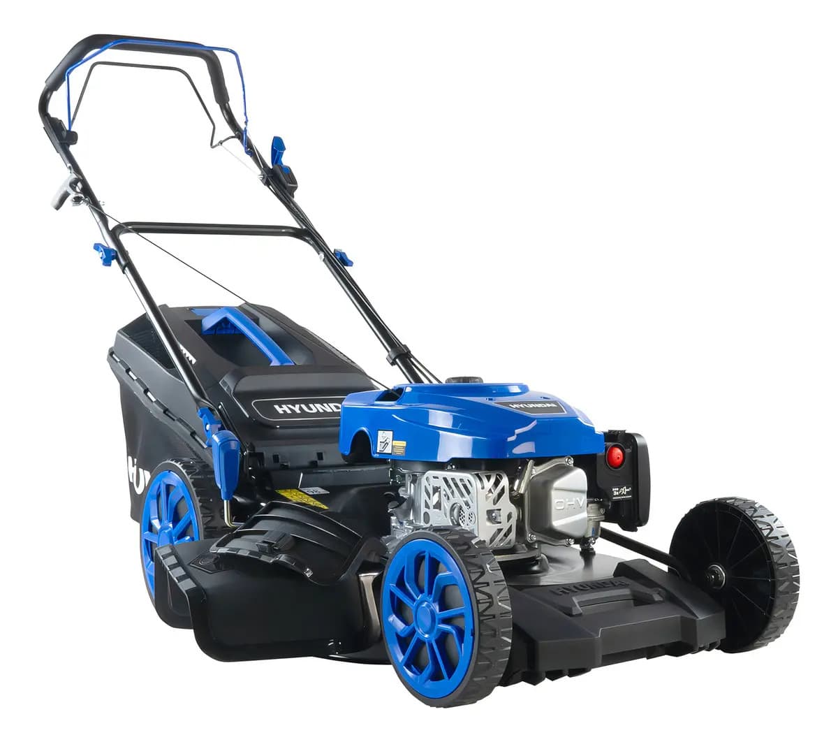 Hyundai podadora profesional autopropulsada hylm6220sf color azul.
