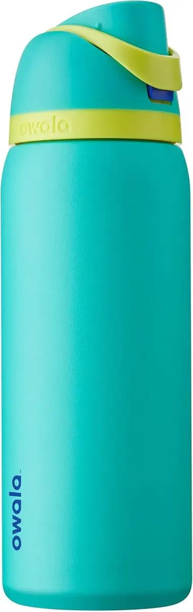 Owala Freesip 32oz 946ml Termo Acero Inoxidable Vaso Termico Color Neon Basil