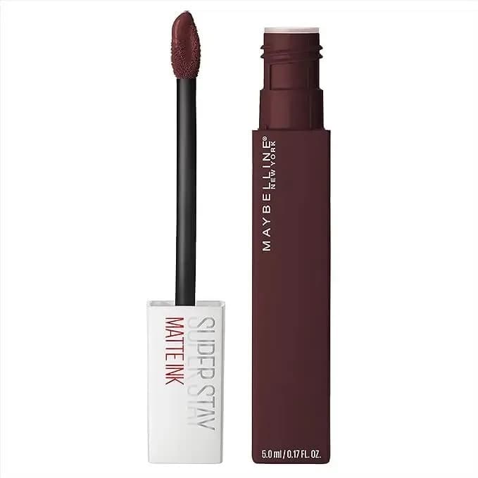 Maybelline Superstay Matte Ink, Labial Líquido Mate con Pigmentos de Color Intenso, Larga Duración Hasta 16 Horas, No Transfiere, Tono 112 Composer, 5 ml