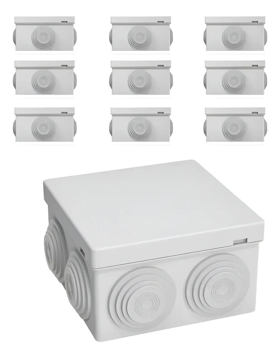 Bextsrack Cajas Estancas Ip55 Para Conexiones En Exterior Cctv 10pcs