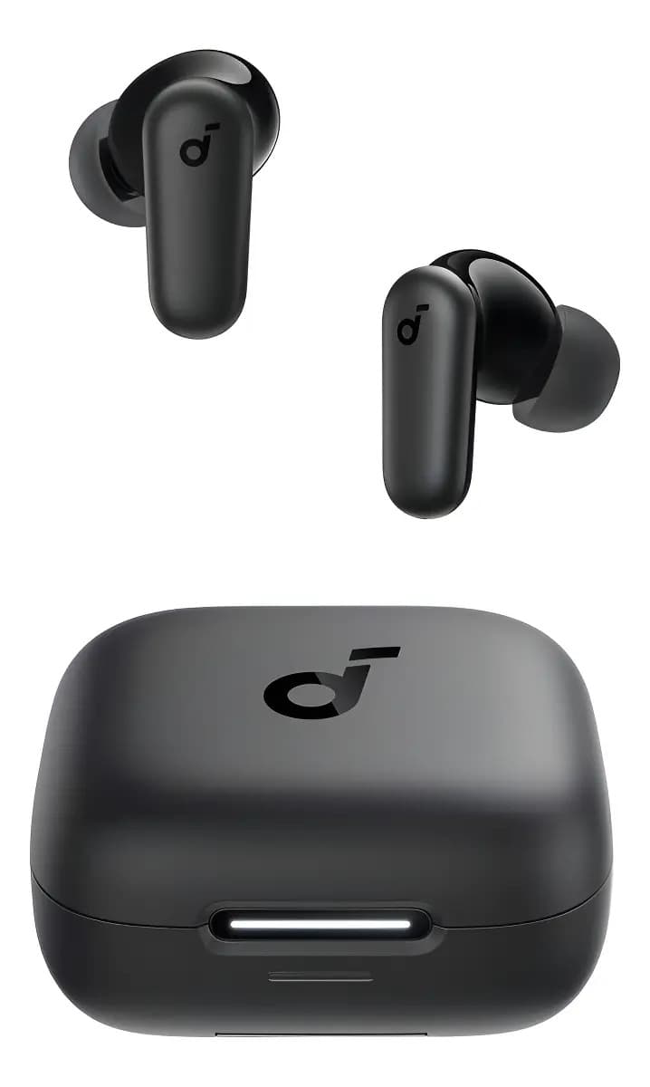 Audífonos Soundcore P30i In-ear Bluetooth Inalámbrico Cancelación De Ruido adaptativa, 45 Horas de Reproducción, Soporte Para Móvil, Sonido Superior Bajos Potentes, Llamadas Claras Con IA, Color negro