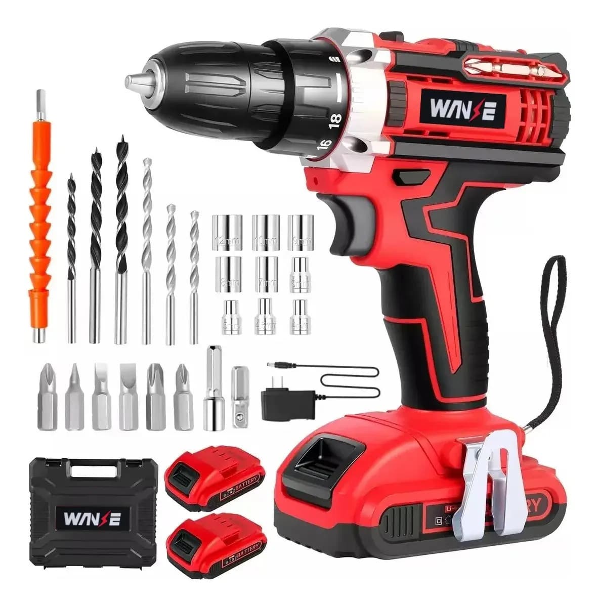 Kit De Taladros Rotomartillos Inalámbricos 2 Baterías