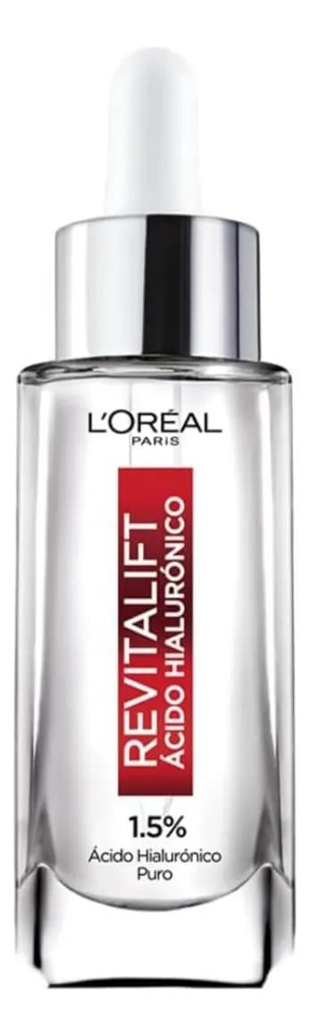 L'Oréal Paris Revitalift Ácido Hialurónico Serum, Hidrata Intensamente, Rellena Arrugas y Líneas de Expresión, Cuidado Facial Anti-edad, 30ml
