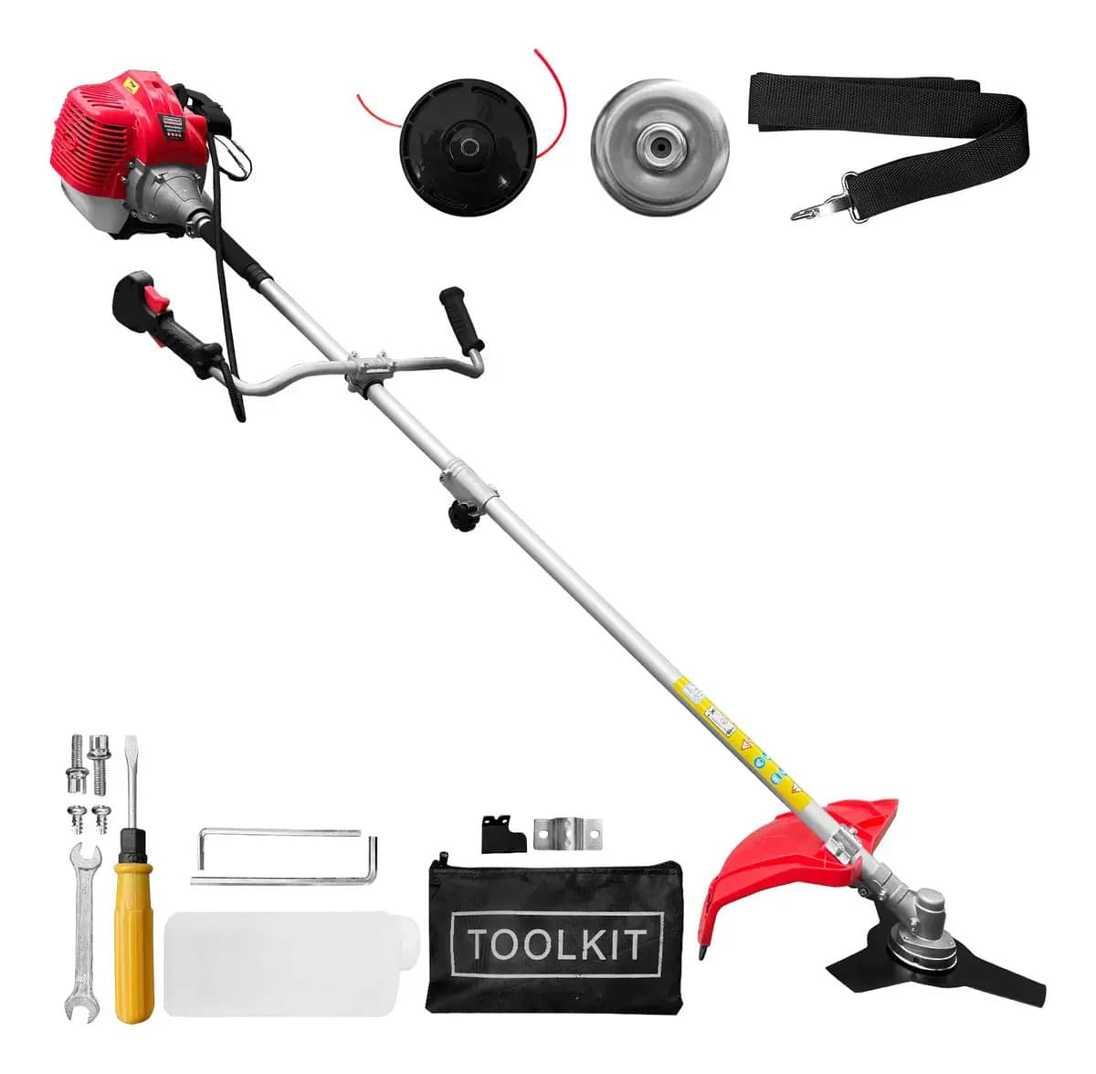 Desbrozadora Gasolina 52cc 2.5hp Podadora Con Accesorios Foreman Fog520a